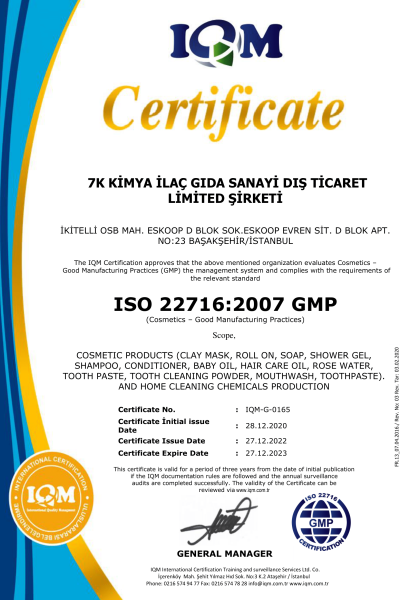 FR.13 227162007 GMP Sistem SertifikasıR.03 ING-1